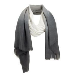 Cushnie Carly Gray Ombre Scarf From Curateur